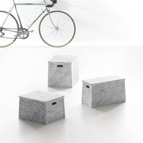 Mesa de centro contemporánea - LONDON, PARIS & ROME - Marsotto - de mármol / rectangular / para uso residencial