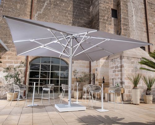 Sombrilla cuadrada - Capri StarWhite - Scolaro - rectangular / central / telescópica