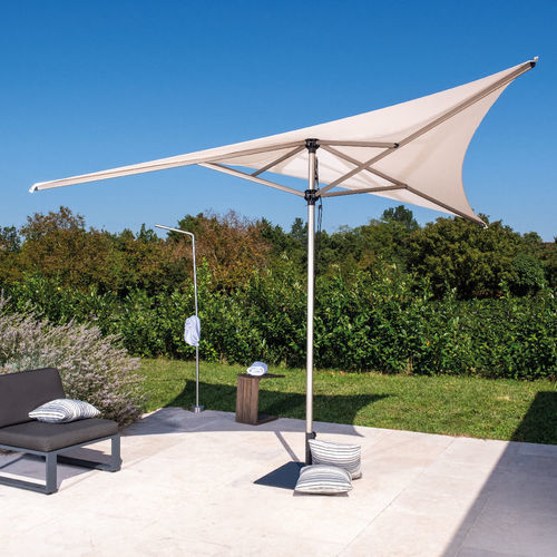 Sombrilla romboidal - Vela Titanium - Scolaro - central / de aluminio / de tejido acrílico