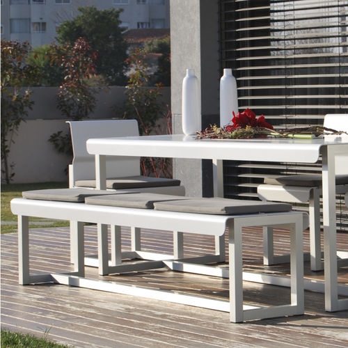 Banco para jardín contemporáneo - WEST COAST - SACHI - Premium Outdoor