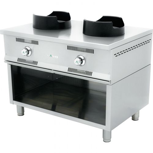 Wok de gas - W- ECO - Maquinaria Industrial Hostelara S.L.U. - profesional / 1 fuego / empotrable