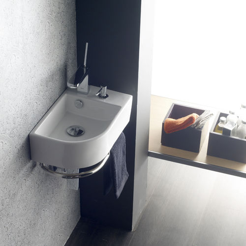 Lavabo suspendido - PATERNA/D - Bath Collection S.L. - de porcelana / contemporáneo