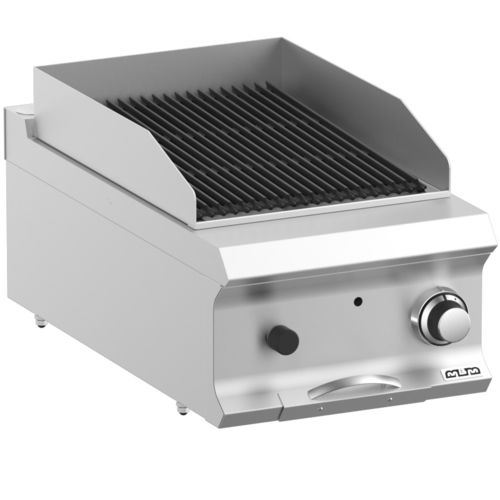 Parrilla de carbón - PLG74T - mbm - en encimera / profesional / de acero inoxidable