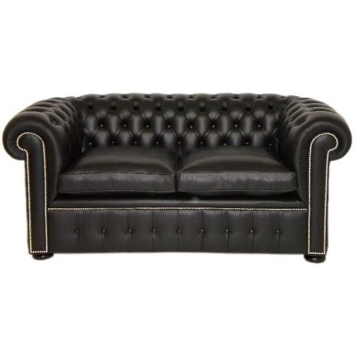 Sofá cama - 122  - Kingsgate Furniture ltd - Chesterfield / de cuero / con reposabrazos