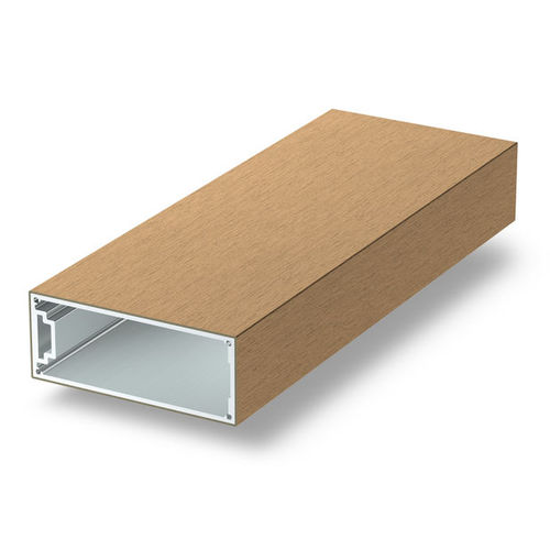 Perfil de acabado de composite - SOLEO 6042 - GEOLAM - de aluminio / para fachada / tubular
