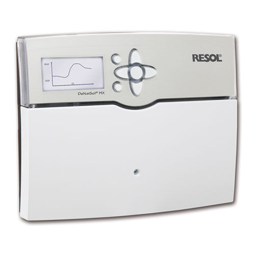 Regulador de calefacción de pared - DELTASOL® MX - RESOL Elektronische Regelungen GmbH - para calentador de agua solar