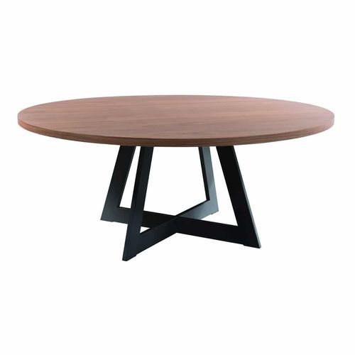 Mesa de comedor contemporánea - Baron - PH Collection - de madera / de cerámica / con base de acero