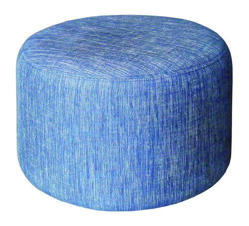 Puf contemporáneo - PH Collection - de tejido / redondo / azul