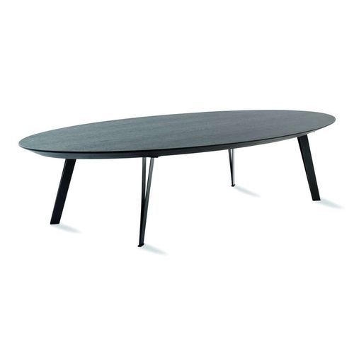 Mesa de centro contemporánea - Wally - PH Collection - de madera / de cerámica / con base de acero