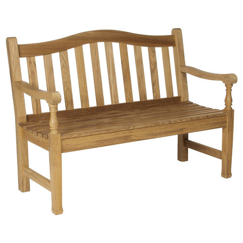 Banco para jardín clásico - WAVENEY 120 - Barlow Tyrie - de teca / con