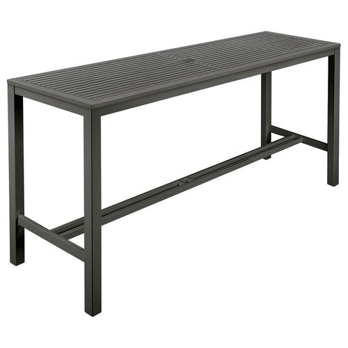 Mesa alta contemporánea - Aura  - Barlow Tyrie - de aluminio / con base de aluminio / rectangular