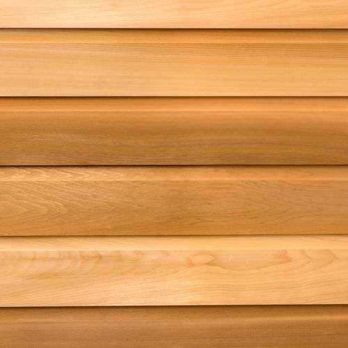 Revestimiento de fachada en placas WESTERN NO. 2 CLEAR GRADE SHIPLAP