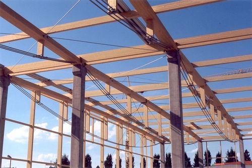 Viga de madera - TRUSSED BEAMS - Wiehag - rectangular / en celosía