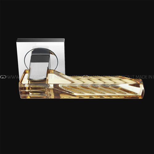 Tirador de puerta - Arkadia Home - GLASS DESIGN Srl - de latón / de cristal / contemporáneo