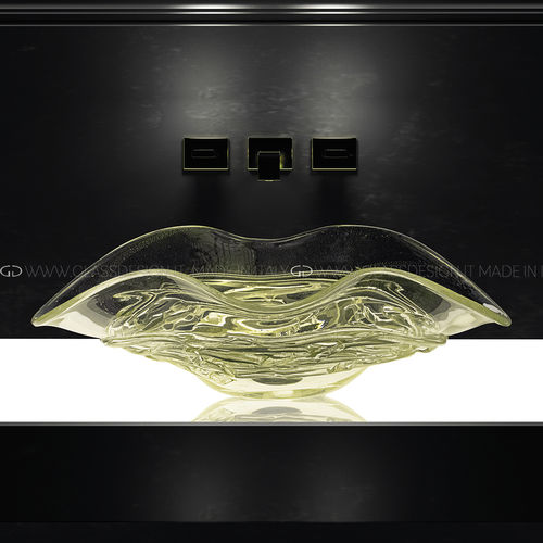 Lavabo sobre mueble - Arte Murano Uno - GLASS DESIGN Srl - de cristal de Murano / personalizable / hecho a mano