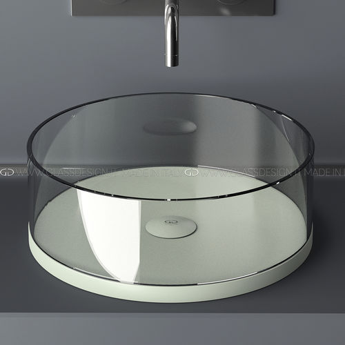 Lavabo sobre mueble - XTREME SMALL/MEDIUM - GLASS DESIGN Srl - de vidrio / redondo / sin orificio
