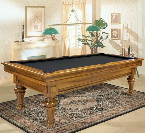 Mesa de billar de estilo Luis XVI - EUROPRESTIGE - EUROBILLARDS - para uso residencial / de roble / de nogal
