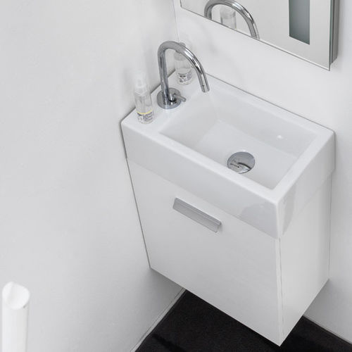 Mueble de lavabo suspendido - MINI LAVABI - COLAVENE - de aglomerado