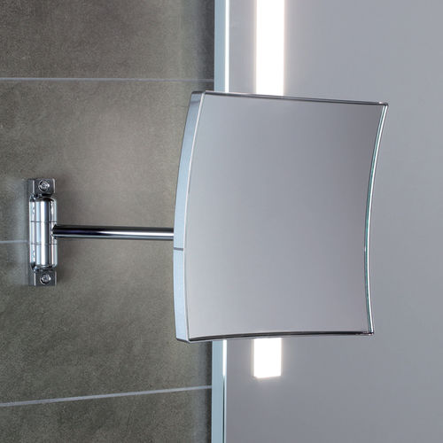 Espejo para baño de pared - QUADROLO - KOH-I-NOOR - contemporáneo / cuadrado / de latón