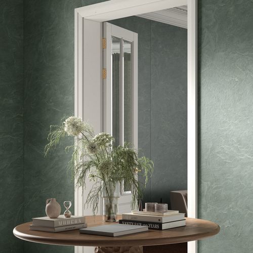 Placa de piedra de gres porcelánico - AMAZZONIA - LAMINAM - para fachada / para muro / para suelo