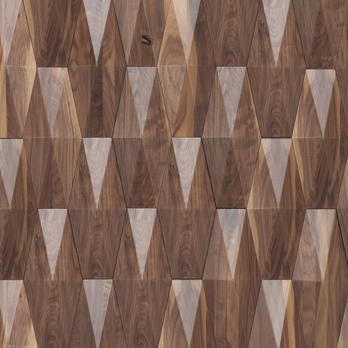 Panel decorativo de pared - Cameo American Walnut - WONDERWALL STUDIOS - para interiores / de revestimiento / de nogal americano