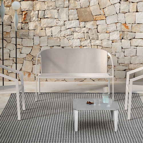 Sofá contemporáneo - PUSH LOUNGE - Myyour - de exterior / de tejido / gris