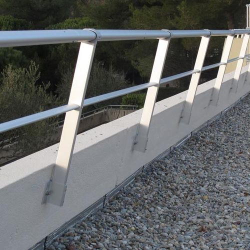 Barandilla de aluminio - VECTACO® PARAPET - ALSOLU  - con barrotes / de exterior / para terraza