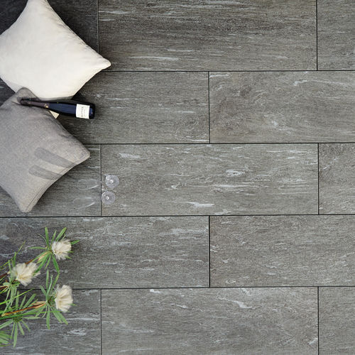 Solería de piedra sinterizada - L'ALTRA PIETRA - HARENA CALANCA DARK - GRANULATI ZANDOBBIO SPA - de gres porcelánico / de exterior / texturizada