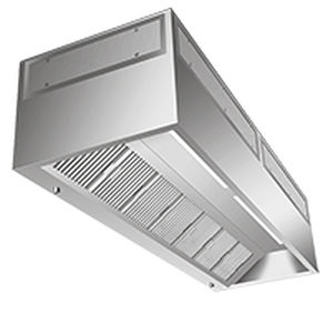 Campana extractora de pared - X-CYCLONE® EGU-SERIES - Rentschler REVEN Lüftungssysteme GmbH - profesional / con iluminación integrada