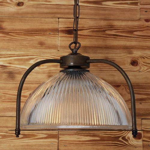 Lámpara suspendida - BOUSTA - Mullan Lighting - de latón / de vidrio / clásica