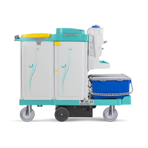 Carrito de limpieza - MAGIC SYSTEM 820E ENERGY - TTS - para equipamientos deportivos / para el sector profesional / de polipropileno