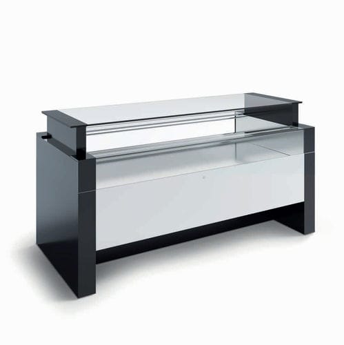 Vitrina refrigerada mostrador - MIRRORTN - CIAM S.P.A. - para pastelería / de acero inoxidable / negra