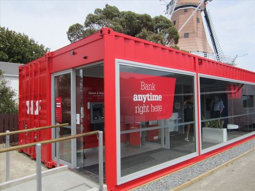 Contenedor comercial - WESTPAC MOBILE BANK BRANCH FOXTON - addis container - para oficina