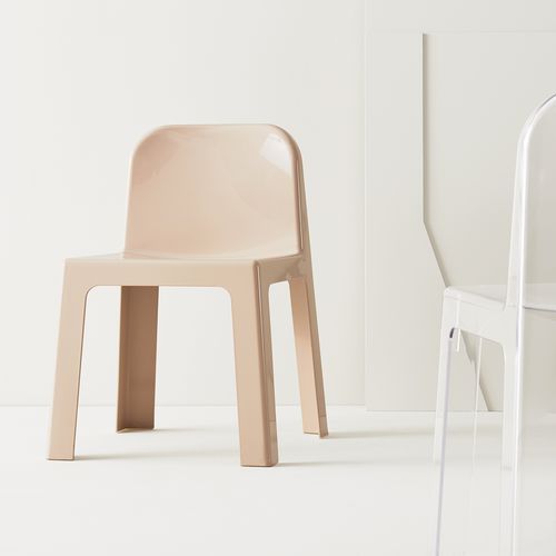 Silla contemporánea - TRONO - SEGIS - de interior / de tejido / de cuero artificial