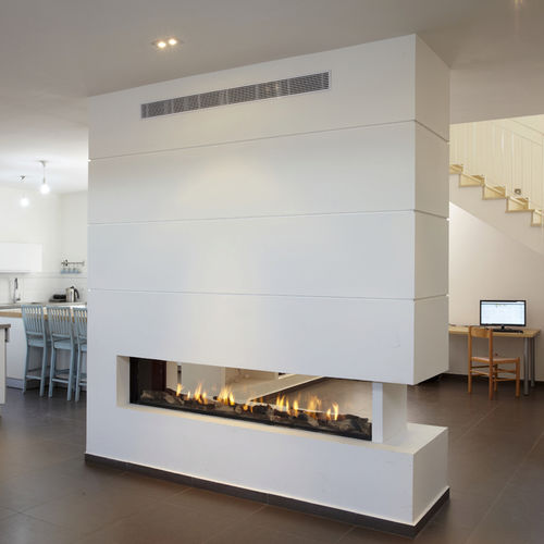 Chimenea de gas - CLEAR 200 - Ortal USA - contemporánea / hogar cerrado