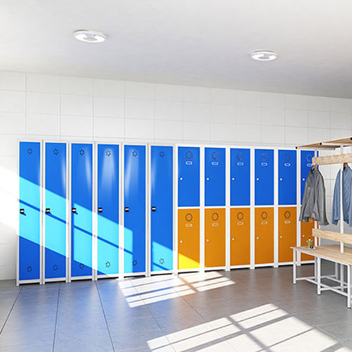 Taquilla de vestuario de acero - TAQUILLAS MODULARES - MEGABLOK S.A