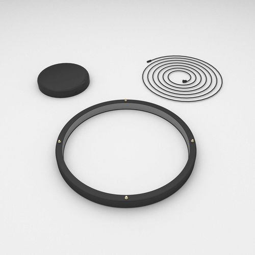 Luminaria suspendida - NEPTUNO - Luz Negra - LED / en anillos / curva