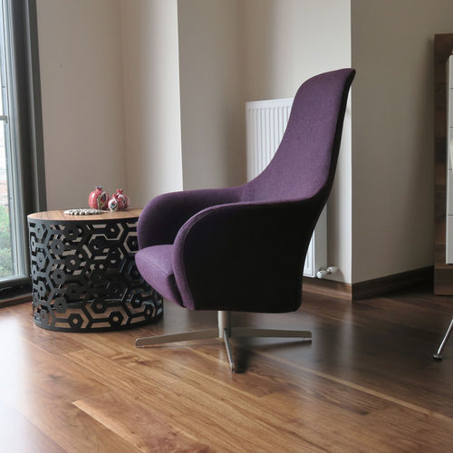 Sillón contemporáneo - PIERRE - sohoConcept - de tejido / para el sector profesional / con patas en forma de estrella