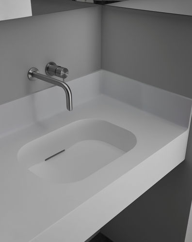 Encimera de lavabo de Corian® - Olimpia - RESIGRES - de resina / a