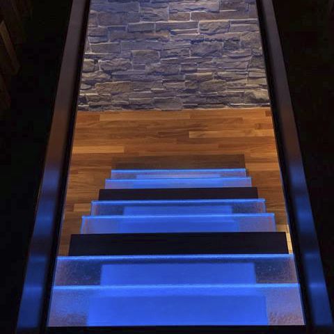 escalera recta - ThinkGlass