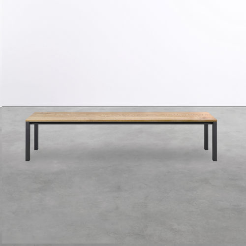 Banco contemporáneo - on_10 - Silvio Rohrmoser - de roble / de madera maciza / de madera aceitada