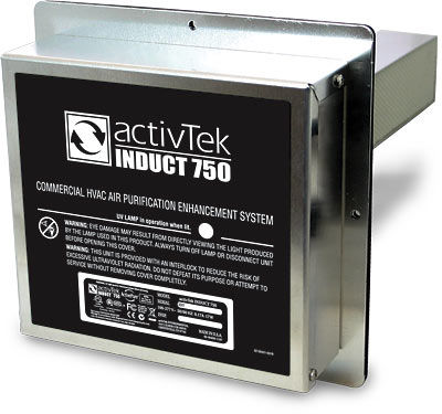 Purificador de aire independiente - INDUCT 750 - activTek Environmental