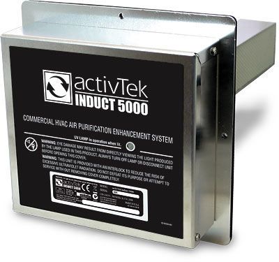 Purificador de aire independiente - INDUCT 5000 - activTek Environmental