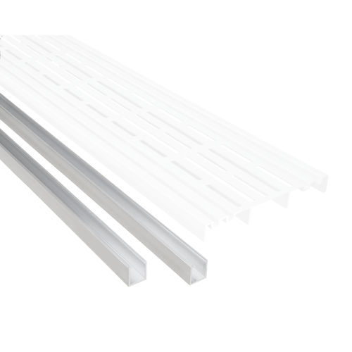 Perfil de fijación de aluminio - 2742 - Kebony