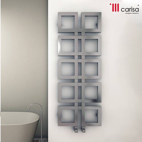 Radiador toallero de agua caliente - KNIGHT - Carisa Designer Radiators - 501 w...750 w / 751 w...1000 w / contemporáneo