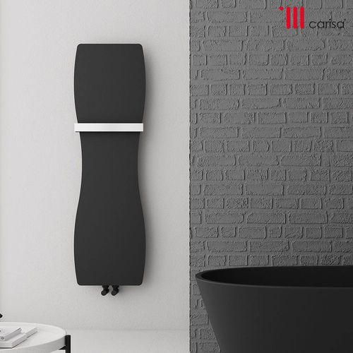 Radiador toallero de agua caliente - HAMLETS - Carisa Designer Radiators - eléctrico / 501 w...750 w / contemporáneo
