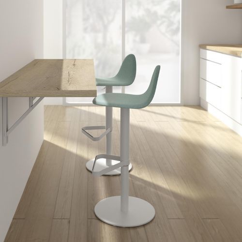 Silla de bar contemporánea - TABU - Cancio - de interior / de tejido / de contrachapado