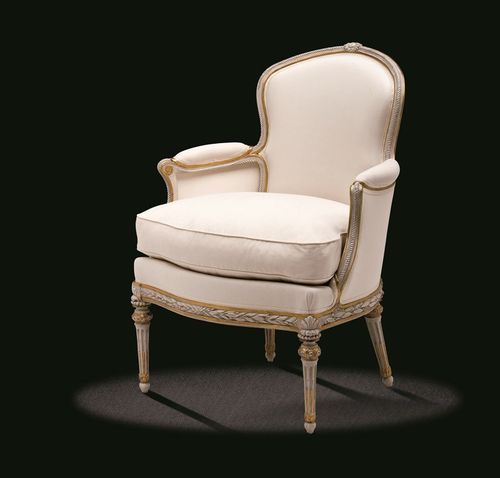 Sillón de estilo Transición - TR TF 33 - MASSANT - de tejido / blanco