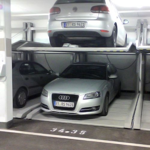 Plataforma para coches hidráulica - Parkline N5102 - Nussbaum Parking - eléctrica / de dos niveles