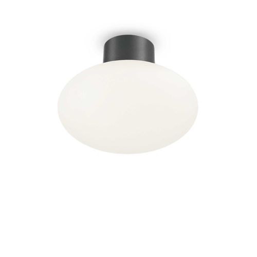 Plafón contemporáneo - CLIO  - Ideal Lux S.r.l.  - redondo / de aluminio fundido / de plástico
